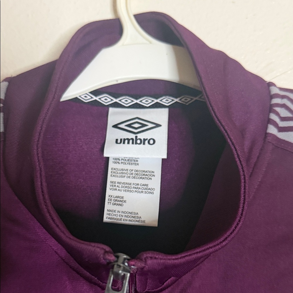 Umbro Vintage Women's Deep Purple Jacket View 4